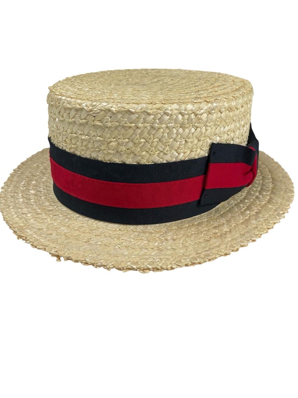 Scala Handcrafted Straw Hat with Black and Gold Label Men